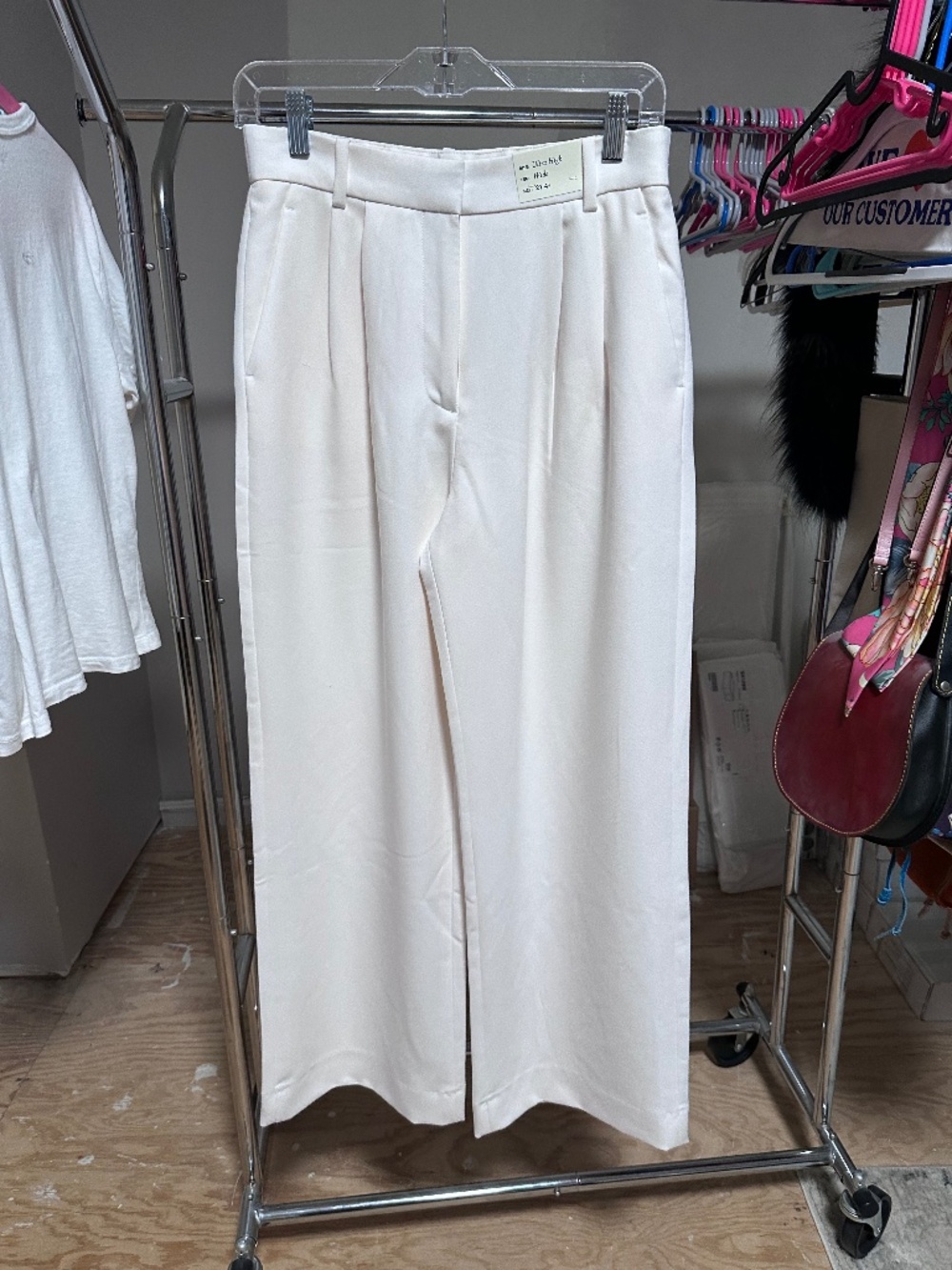 Abercrombie & Fitch White Tailored Pants